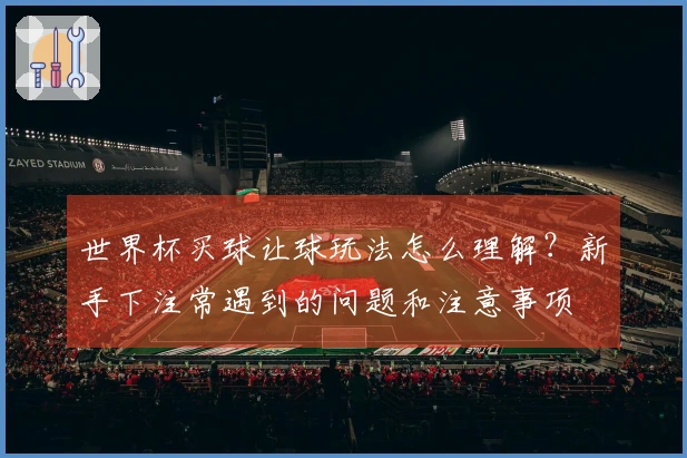 世界杯买球让球玩法怎么理解？新手下注常遇到的问题和注意事项