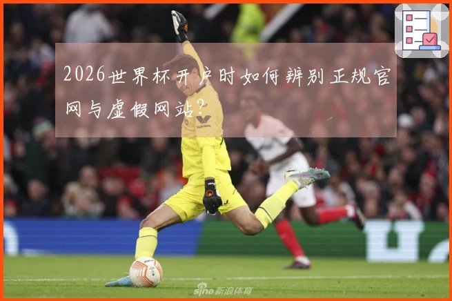2026世界杯开户时如何辨别正规官网与虚假网站？